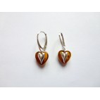 Boucles d'oreilles ambre et argent Lovin'