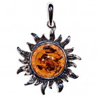 Pendentif ambre soleil junior