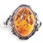 Bague ambre Gylfa