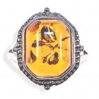 Bague ambre Caroline