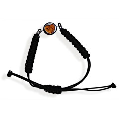 Bracelet ambre et argent Funny Love